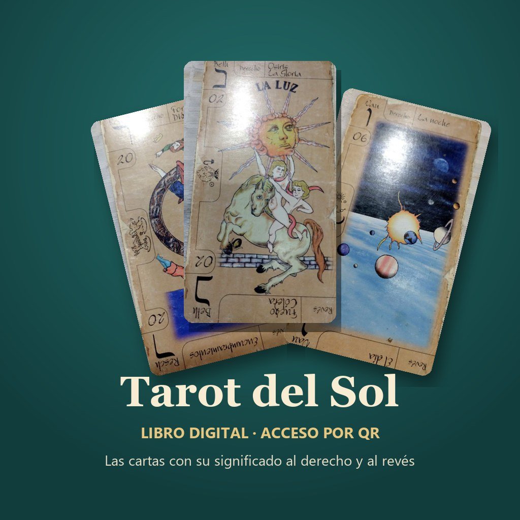 Libro digital Tarot del Sol (acceso por QR)